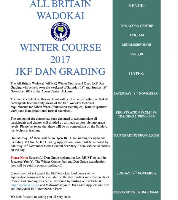 Winter Course 2017